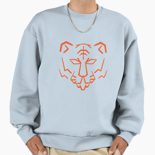 Orange Tiger Sweatshirt - Custom Art Print for Adults - T-Shirt, Sweatshirt, Hoodie