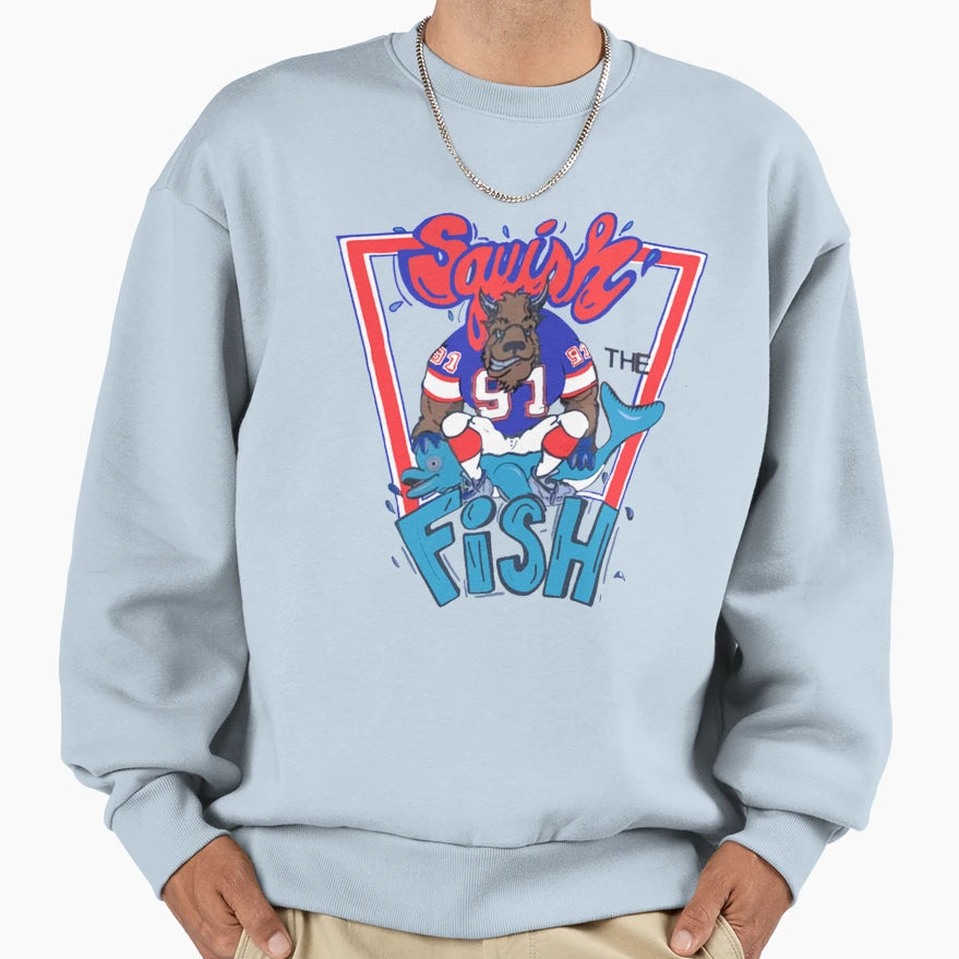 Squish Fish Ii Sweatshirt - Trendy Graphic Unisex - T-Shirt, Sweatshirt, Hoodie