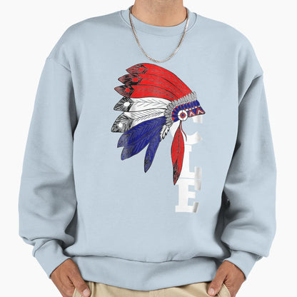 Cleveland Iroqios Indian Tribe Sweatshirt - Novelty Apparel Unisex - T-Shirt, Sweatshirt, Hoodie
