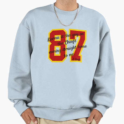 Karma Is Guy Chiefs 3 Sweatshirt - Custom Art Print Unisex - T-Shirt, Sweatshirt, Hoodie