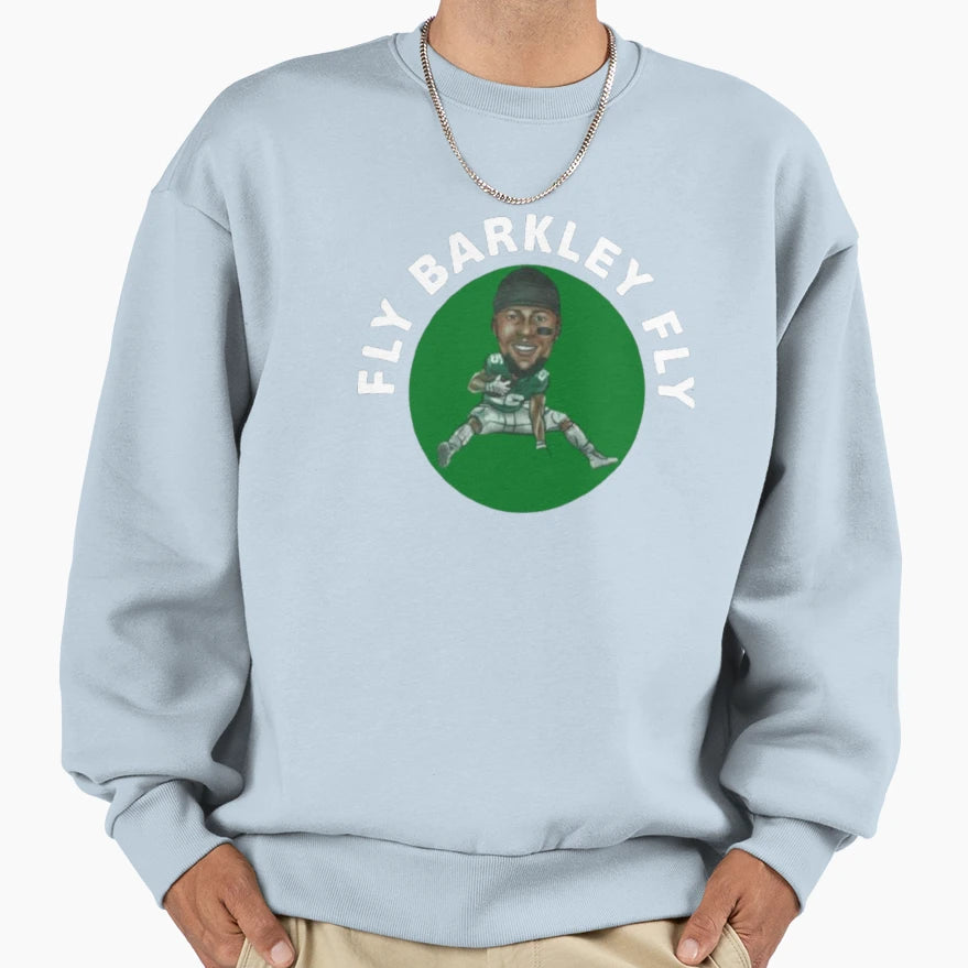 Fly Barkley Fly Sweatshirt - Novelty Apparel for Adults - T-Shirt, Sweatshirt, Hoodie
