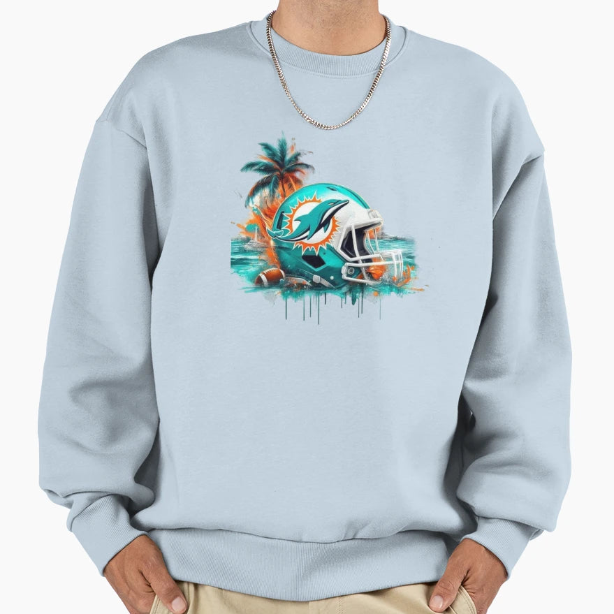 Marlins Football Sweatshirt - Trendy Graphic Men Women - T-Shirt, Sweatshirt, Hoodie