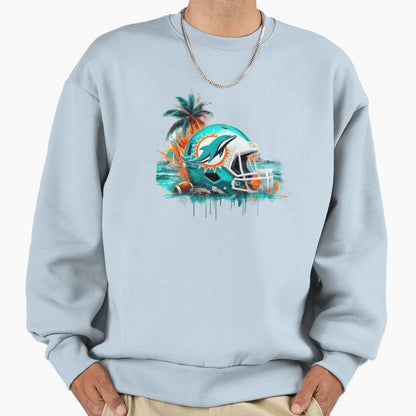 Marlins Football Sweatshirt - Trendy Graphic Men Women - T-Shirt, Sweatshirt, Hoodie