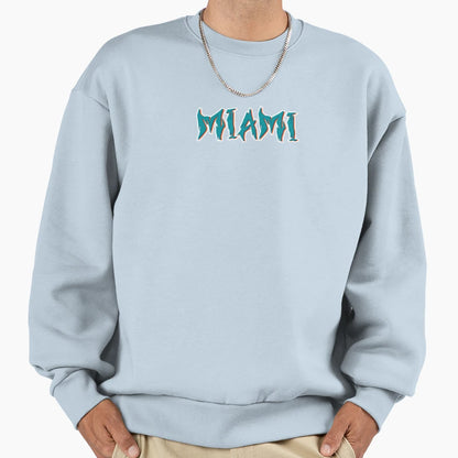 Miami Football Wild Sweatshirt - Trendy Graphic Men Women - T-Shirt, Sweatshirt, Hoodie