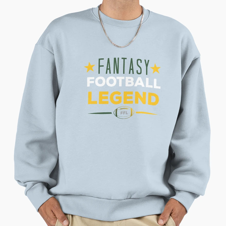 Fantasy Football Legend Ffl Sweatshirt - Casual Everyday Wear Unisex - T-Shirt, Sweatshirt, Hoodie