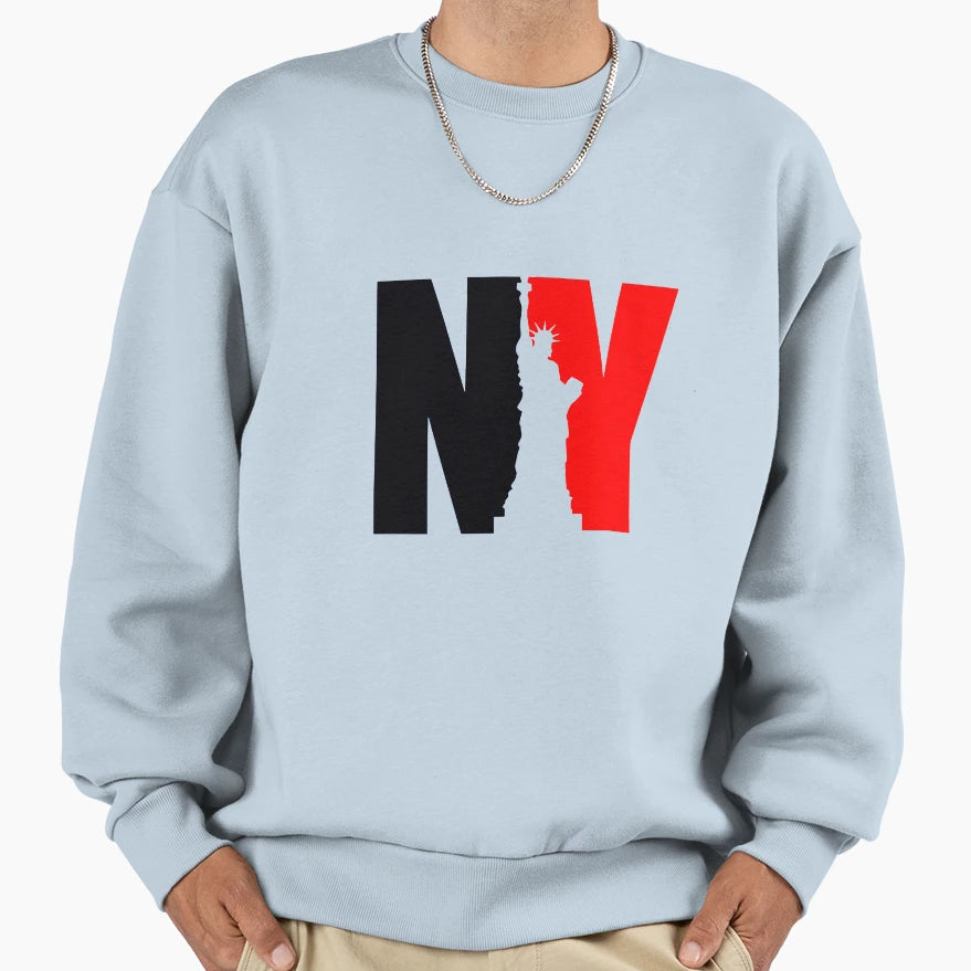 New York Logo Sweatshirt - Custom Art Print Men Women - T-Shirt, Sweatshirt, Hoodie