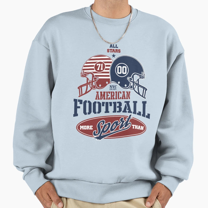 American Football Sweatshirt - Custom Art Print Unisex - T-Shirt, Sweatshirt, Hoodie