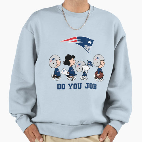 New England Patriots Football Cartoon Sweatshirt - Unique Graphic Unisex - T-Shirt, Sweatshirt, Hoodie