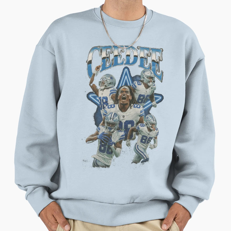 CL Dallas Football Star Tribute Sweatshirt - Graphic Print Men Women - T-Shirt, Sweatshirt, Hoodie