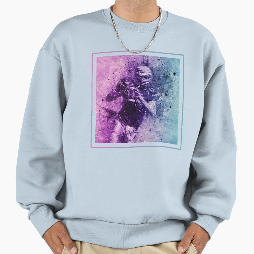 American Football Player Art Sweatshirt - Minimalist Print Unisex - T-Shirt, Sweatshirt, Hoodie