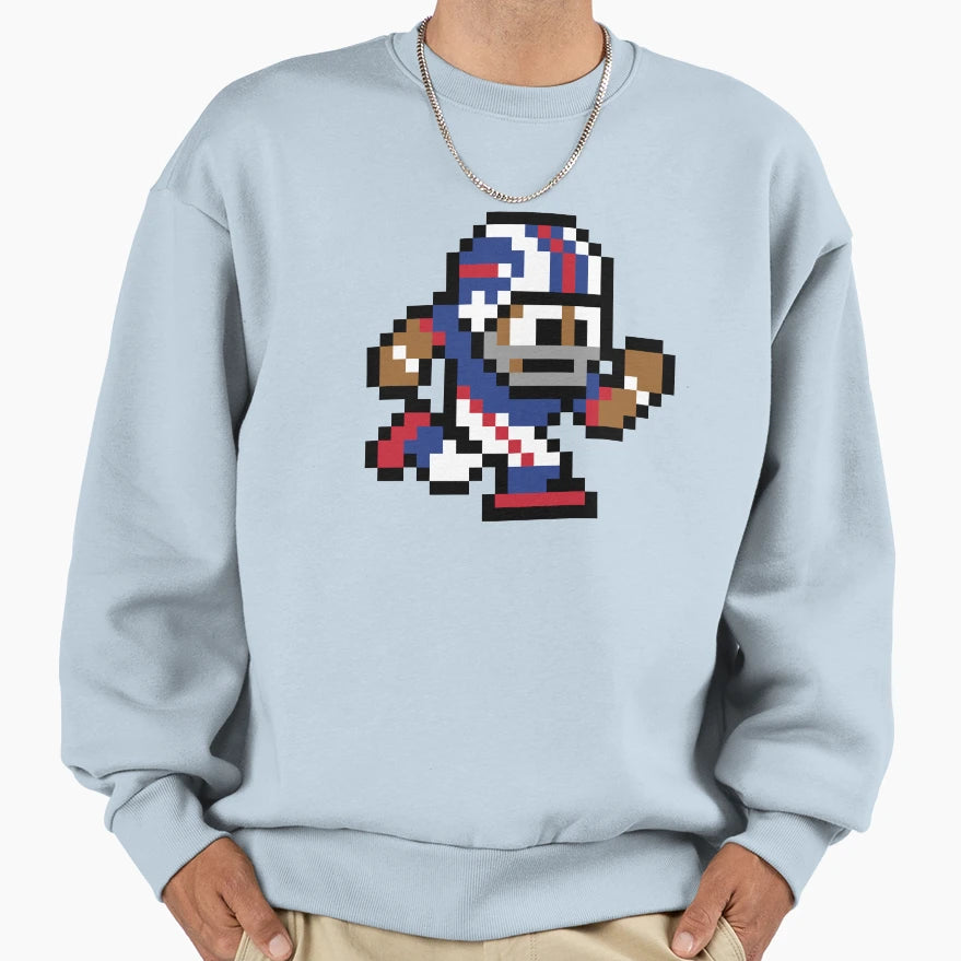 Buffalo Bills Tecmo Super Bowl Sweatshirt - Custom Art Print for Adults - T-Shirt, Sweatshirt, Hoodie