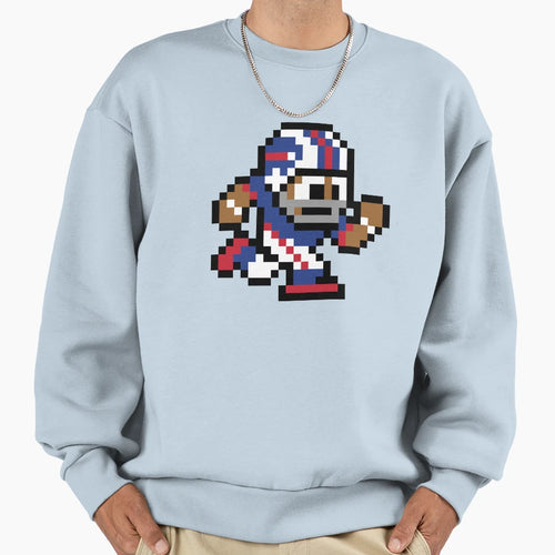Buffalo Bills Tecmo Super Bowl Sweatshirt - Custom Art Print for Adults - T-Shirt, Sweatshirt, Hoodie