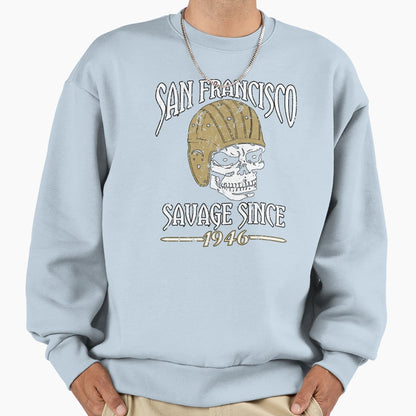 San Francisco Pro Football Grunge Sweatshirt - Casual Everyday Wear Unisex - T-Shirt, Sweatshirt, Hoodie