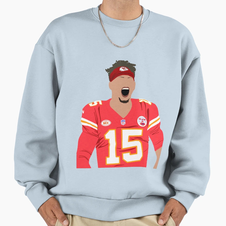 Kansas City Patrick Mahoney Sweatshirt - Fun Novelty Design Unisex - T-Shirt, Sweatshirt, Hoodie