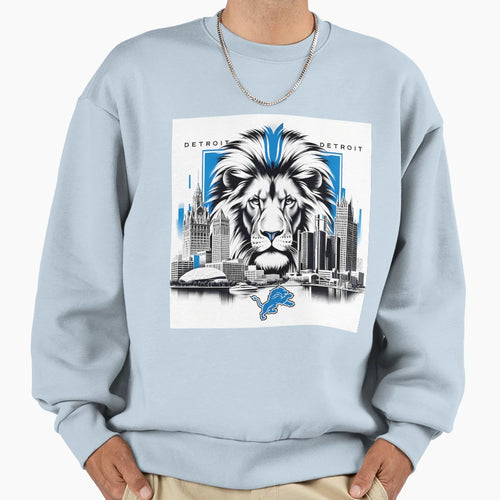 Detroit Lions Sweatshirt - Casual Everyday Wear Men Women - T-Shirt, Sweatshirt, Hoodie