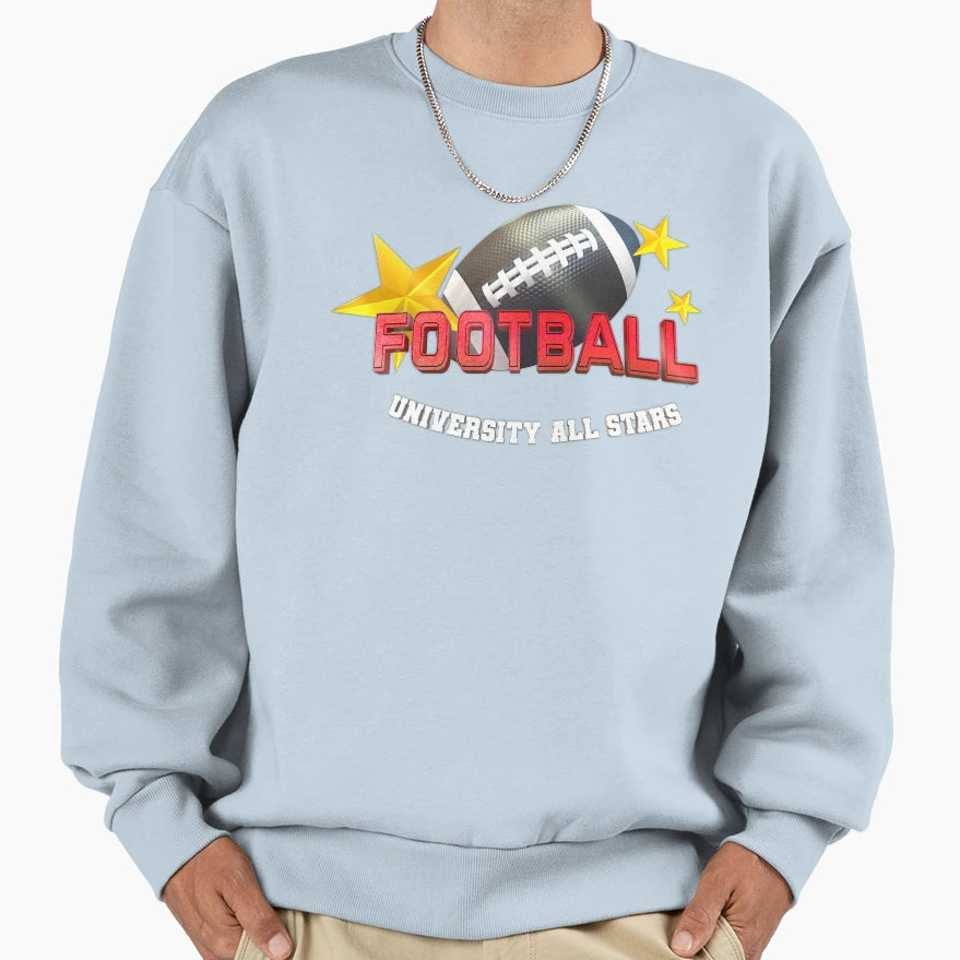 American Football Sweatshirt - Trendy Graphic Unisex - T-Shirt, Sweatshirt, Hoodie