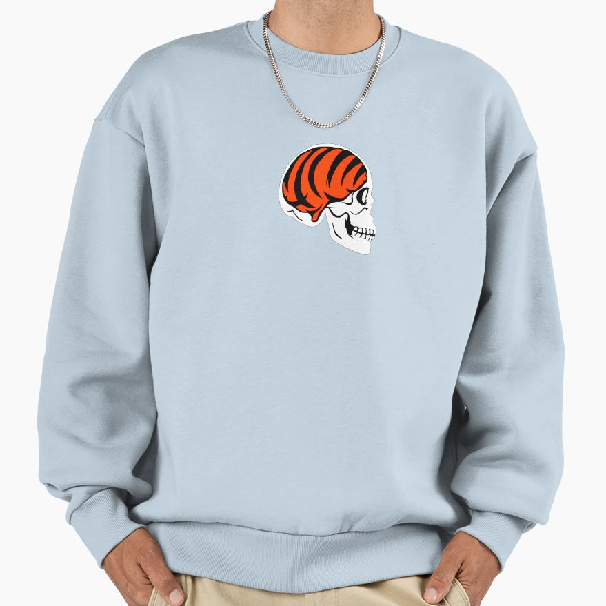 Skull Brain Sweatshirt - Aesthetic Graphic for Adults - T-Shirt, Sweatshirt, Hoodie
