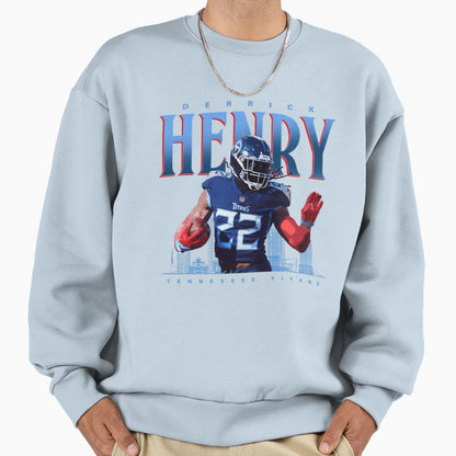 DH Number 22 Titans Football Sweatshirt - Novelty Apparel Unisex - T-Shirt, Sweatshirt, Hoodie