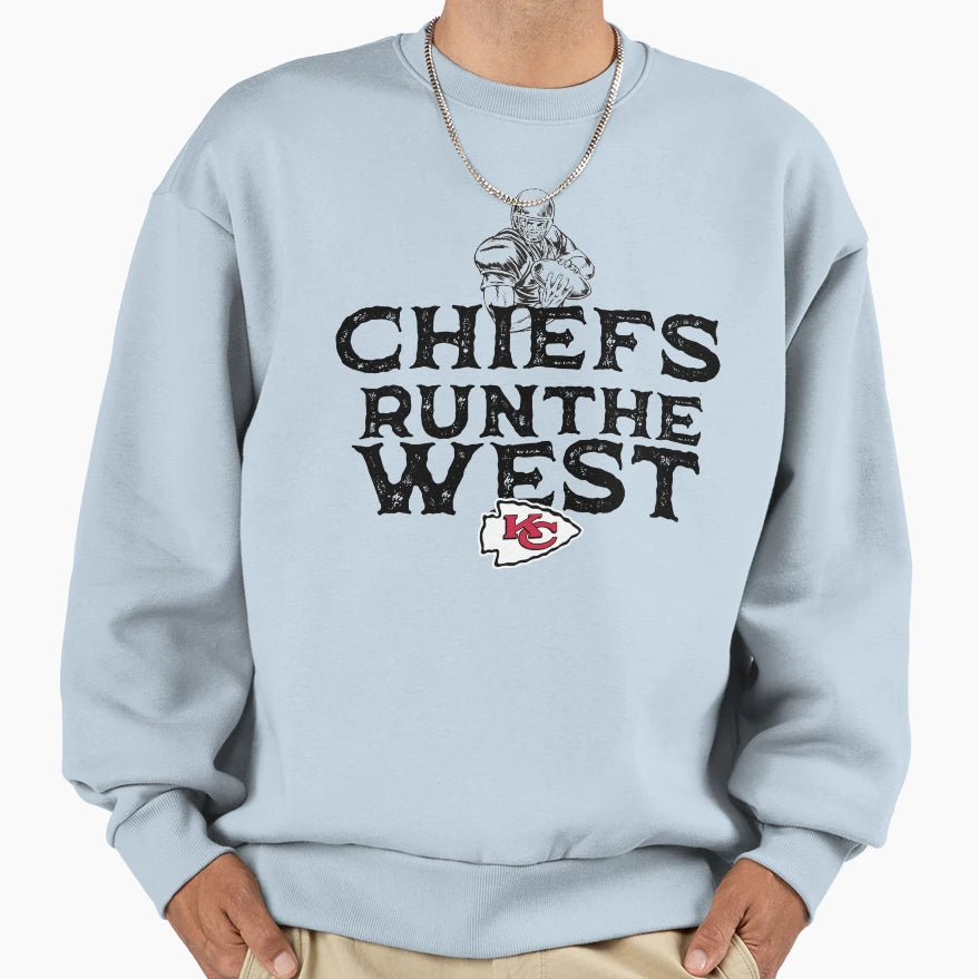 Chiefs Run West Sweatshirt - Streetwear Style Men Women - T-Shirt, Sweatshirt, Hoodie