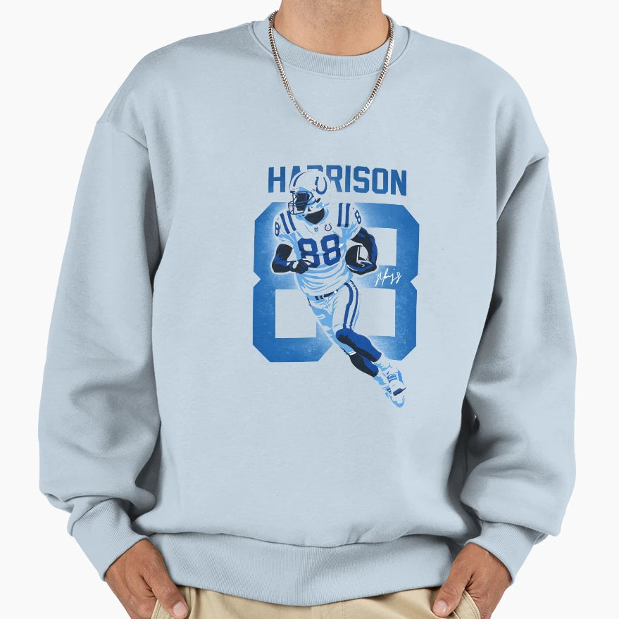 Marvin Harrison Indianapolis 88 Sweatshirt - Minimalist Print for Adults - T-Shirt, Sweatshirt, Hoodie