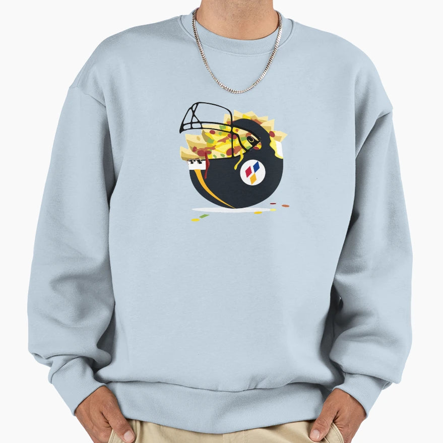 Pittsburgh Nacho Helmet Sweatshirt - Streetwear Style Men Women - T-Shirt, Sweatshirt, Hoodie