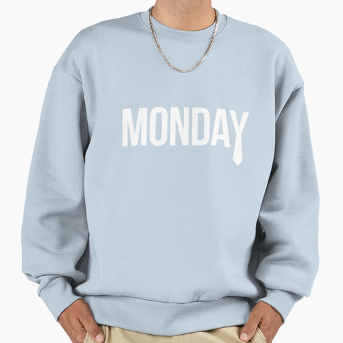Days Week Monday Funny Minimalist Sweatshirt - Minimalist Print Men Women - T-Shirt, Sweatshirt, Hoodie