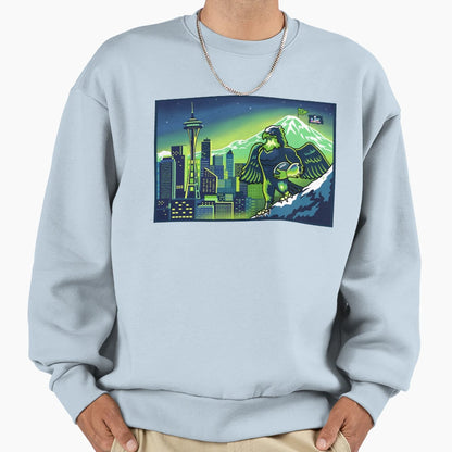 Seattle Seahawk Spirit Pacific Sweatshirt - Graphic Print Men Women - T-Shirt, Sweatshirt, Hoodie