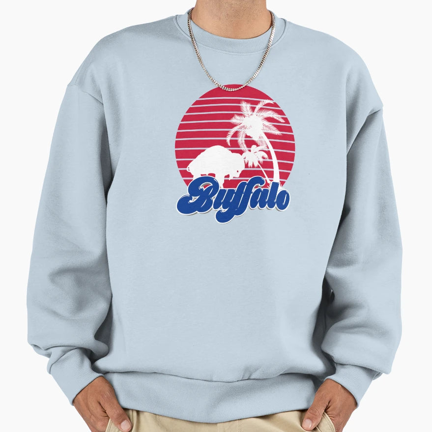 Buffalo Bills Sweatshirt - Custom Art Print Men Women - T-Shirt, Sweatshirt, Hoodie