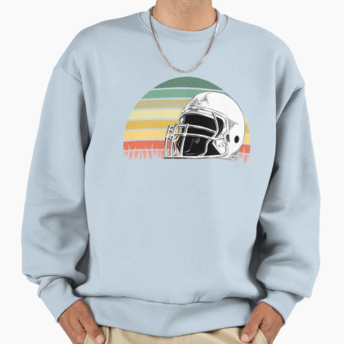 Football Helmet Sweatshirt - Custom Art Print Men Women - T-Shirt, Sweatshirt, Hoodie