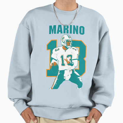 Dan Marino 13 Sweatshirt - Minimalist Print Unisex - T-Shirt, Sweatshirt, Hoodie