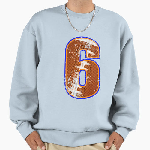 American Football Player Number Sweatshirt - Aesthetic Graphic for Adults - T-Shirt, Sweatshirt, Hoodie