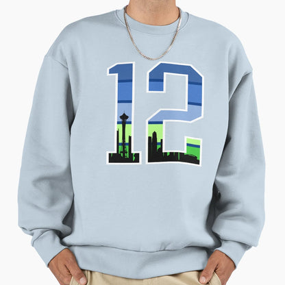 Seattle 12S Football Sports Fan Sweatshirt - Streetwear Style for Adults - T-Shirt, Sweatshirt, Hoodie