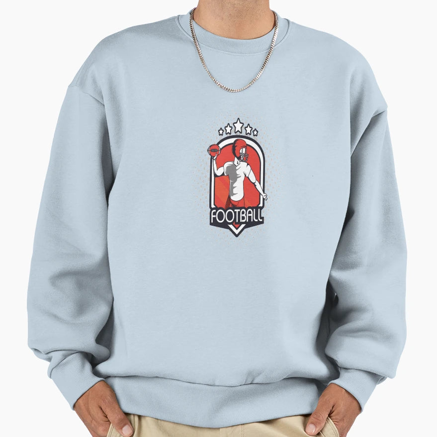 Quarterback Sweatshirt - Trendy Graphic Men Women - T-Shirt, Sweatshirt, Hoodie