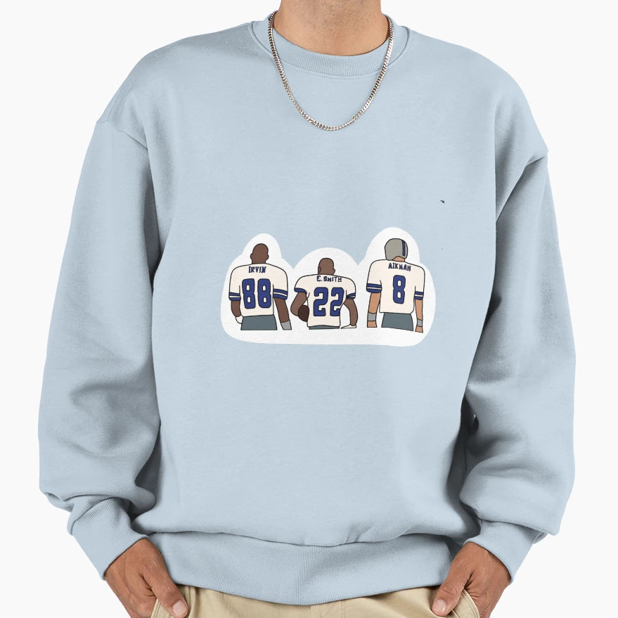 Cowboys Walking Sweatshirt - Unique Graphic Unisex - T-Shirt, Sweatshirt, Hoodie