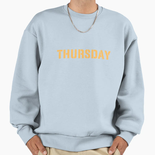 Thursday Orange Sweatshirt - Streetwear Style for Adults - T-Shirt, Sweatshirt, Hoodie