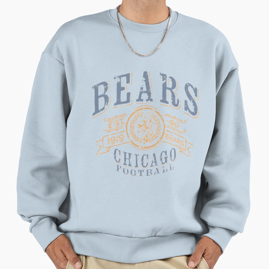 Bears Football Sweatshirt - Casual Everyday Wear Men Women - T-Shirt, Sweatshirt, Hoodie