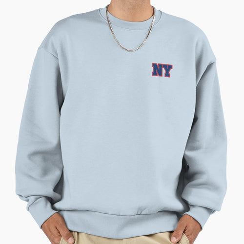 New York Helmet Face Mask Sweatshirt - Graphic Print Unisex - T-Shirt, Sweatshirt, Hoodie