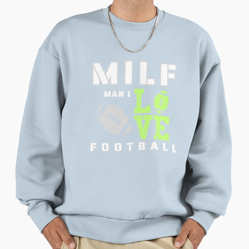 I Love Football Sweatshirt - Aesthetic Graphic for Adults - T-Shirt, Sweatshirt, Hoodie