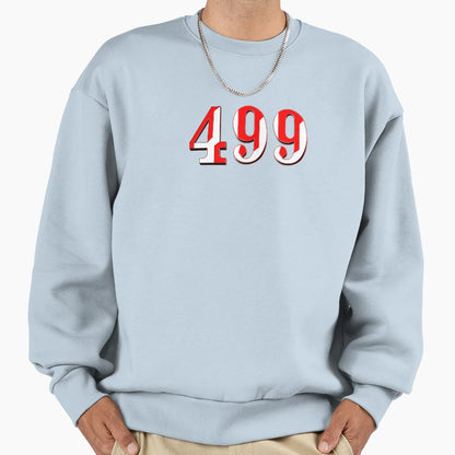 Number Four Hundred And Ninety Sweatshirt - Minimalist Print for Adults - T-Shirt, Sweatshirt, Hoodie