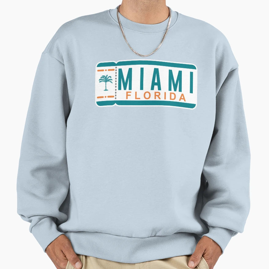 Miami Ticket Alternate 2 Sweatshirt - Novelty Apparel Men Women - T-Shirt, Sweatshirt, Hoodie