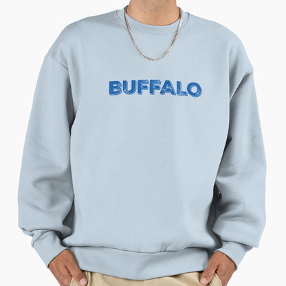 Buffalo Sweatshirt - Aesthetic Graphic for Adults - T-Shirt, Sweatshirt, Hoodie