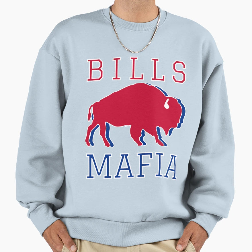Buffalo Bills Mafia New York Sweatshirt - Casual Everyday Wear for Adults - T-Shirt, Sweatshirt, Hoodie