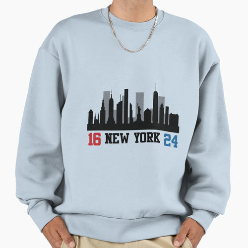 Black New York City Skyline Sweatshirt - Fun Novelty Design Men Women - T-Shirt, Sweatshirt, Hoodie