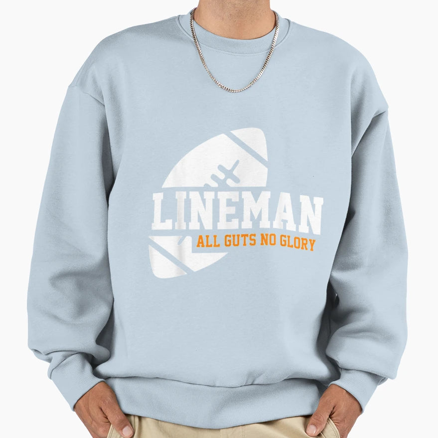 Lineman Lead Way American Equip T T-Shirt - Custom Art Print for Adults - T-Shirt, Sweatshirt, Hoodie