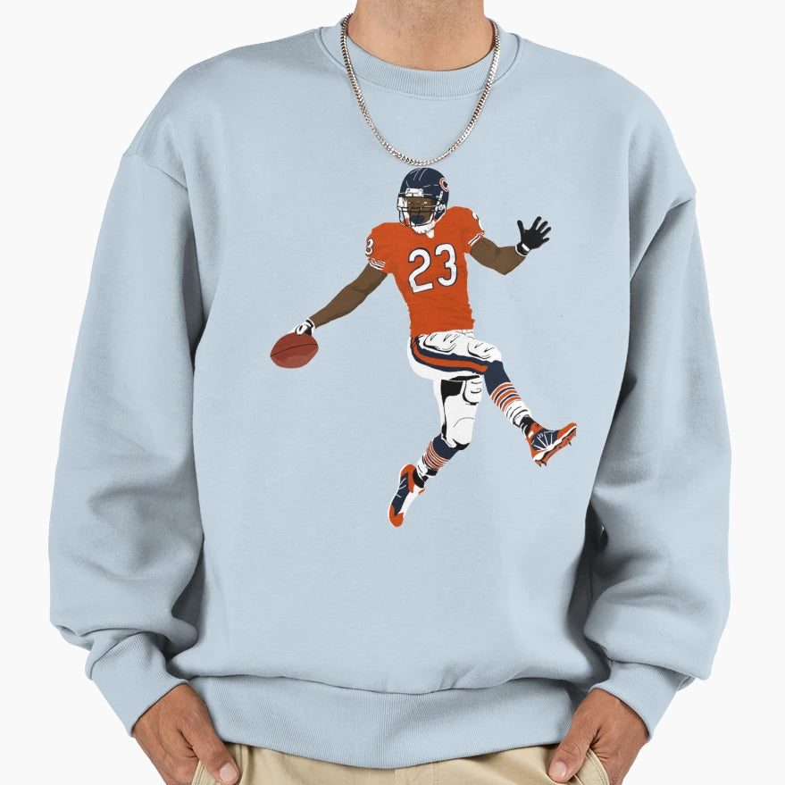 Devin Hester High Step Drawing Sweatshirt - Casual Everyday Wear Unisex - T-Shirt, Sweatshirt, Hoodie