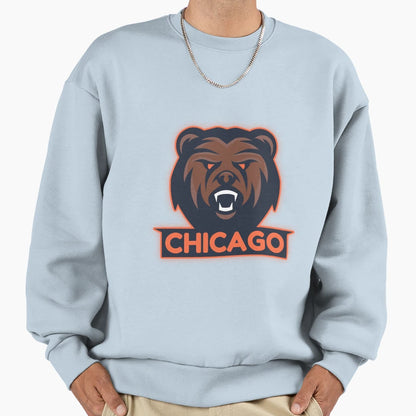 Chicago Football Sweatshirt - Fun Novelty Design for Adults - T-Shirt, Sweatshirt, Hoodie