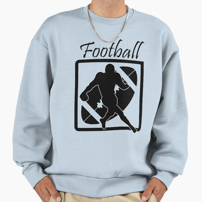 Football Sweatshirt - Novelty Apparel for Adults - T-Shirt, Sweatshirt, Hoodie