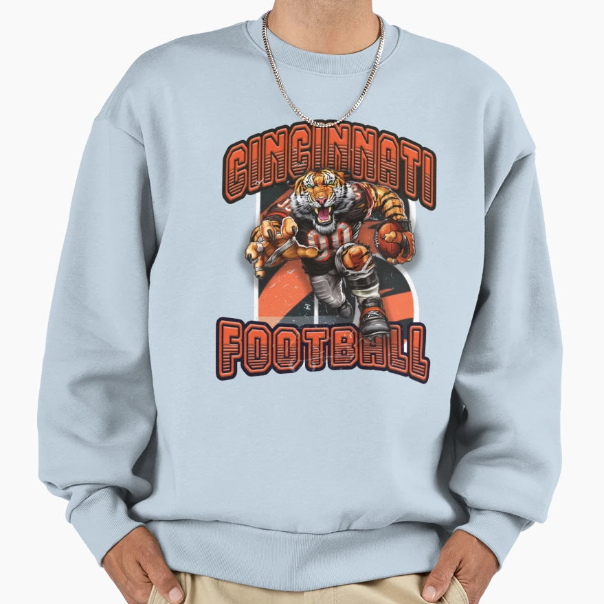 Cincinnati Football Detroit Sweatshirt - Unique Graphic for Adults - T-Shirt, Sweatshirt, Hoodie