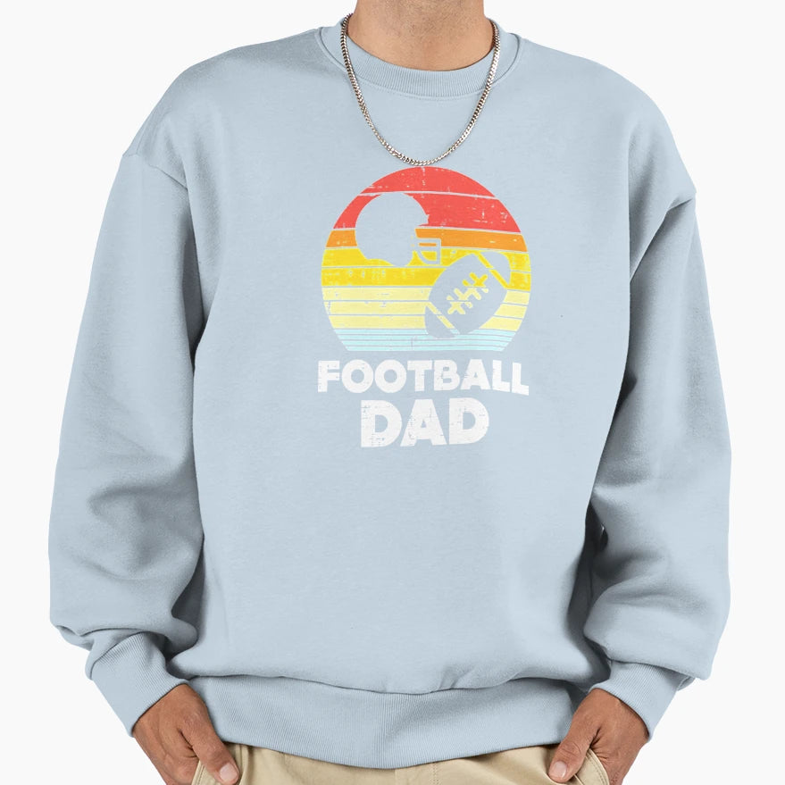 American Football Dad Sunset Sweatshirt - Streetwear Style Unisex - T-Shirt, Sweatshirt, Hoodie