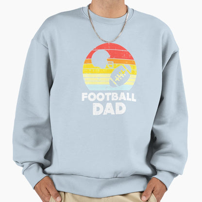 American Football Dad Sunset Sweatshirt - Streetwear Style Unisex - T-Shirt, Sweatshirt, Hoodie